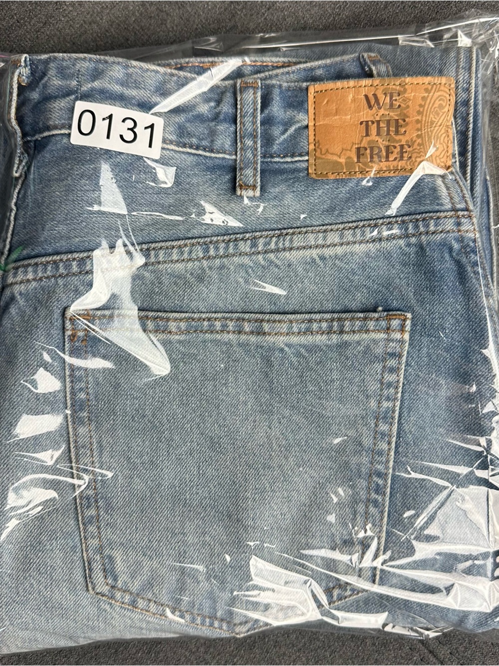 We The Free High Top Wide Crop Jeans Size 29 Light Wash - Picture 14 of 14